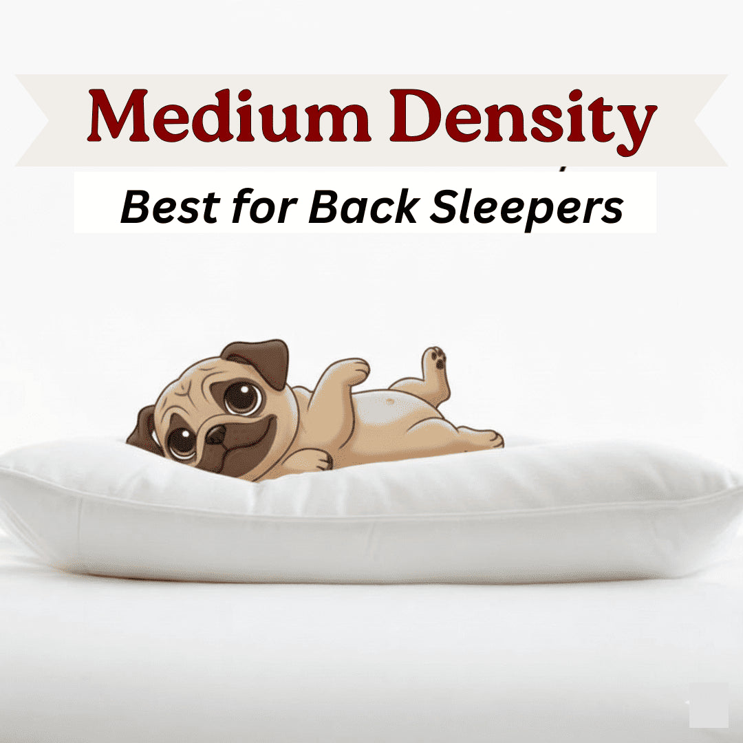Medium density – best for back sleepers